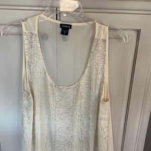 Beaded cream Torrid top. Size 0